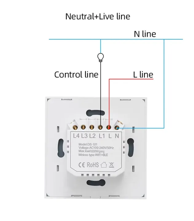 Smart%20Switch%20Alexa%20RF433%20No%20Neutral%20Tuya%20Control%20Works%20With%20Google%201/2/3%20Gang%20Smart%20Life%20Home%20Light%20WiFi%20Touch%20Switches%20-%20Image%202