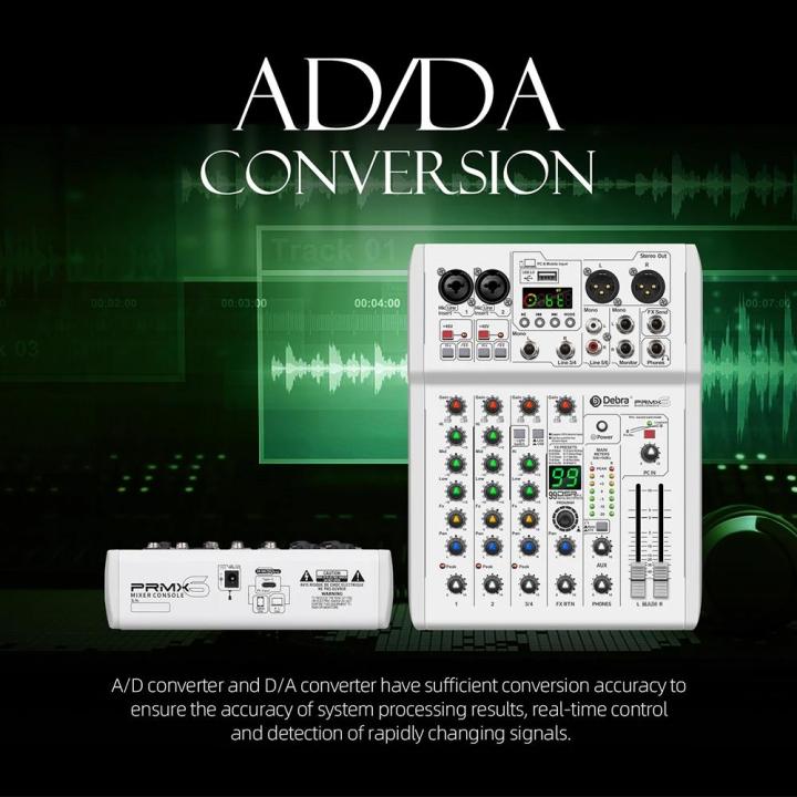 DEBRA%20PRMX-6%204-Channels%20Audio%20Mixer%20DSP%20Reverb%20for%20Live%20Recording%20-%20Image%208
