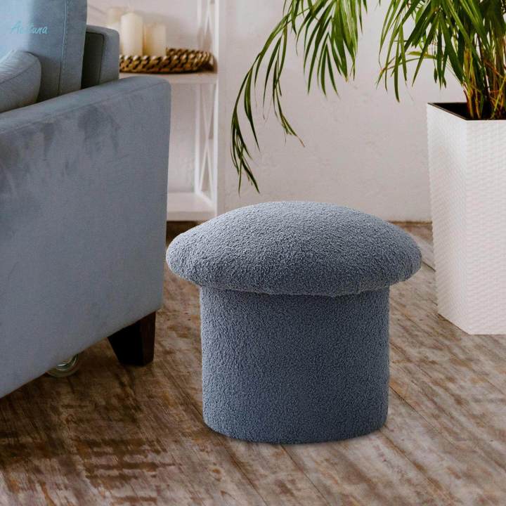 Ottoman Shoe Changing Stool Foot Rest Stool for Doorway Office Bedside