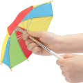 2 Pcs Sombrillas De Para Mini House Accessories Small Umbrella Beach Umbrella Metal Parasol Child. 