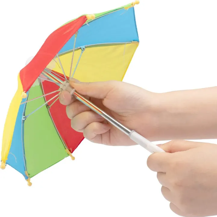 2%20Pcs%20Sombrillas%20De%20Para%20Mini%20House%20Accessories%20Small%20Umbrella%20Beach%20Umbrella%20Metal%20Parasol%20Child%20-%20Image%204