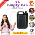 5L Empty Can High Quality Plastic Can for Stock Liquid Fuel Tanks Plastic Petrol Cans. 