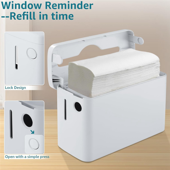 Commercial%20Countertop%20Paper%20Towel%20Dispenser%20Bathroom%20Hand%20Towel%20Dispenser%20Multifold%20Trifold%20White%20-%20Image%202