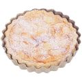 Tart Pan, 4 Inch Mini Quiche Pan Removable Bottom Non-Stick Tin, for Oven Baking Carbon Steel Gold Pie Pan.(4 Packs). 