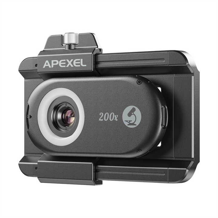 Phone Microscope Lens, with LED UV Light/CPL/Clip 200X