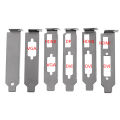 NEW Low Profile Bracket Adapter HDMI DVI DP VGA Baffle Port Full Height Bracket For Half Height Graphics Card Kit. 