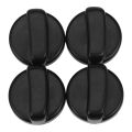QUANBU Kitchen 44 mm Diameter Plastic Black Button Switch for Gas Cooktop 4. 