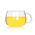 Transparent Glass Coffee Tea Beverage Dessert Breakfast Milk Cup Glass Mug Handle With Cup Lid Drinking Utensils Letter Printing. 