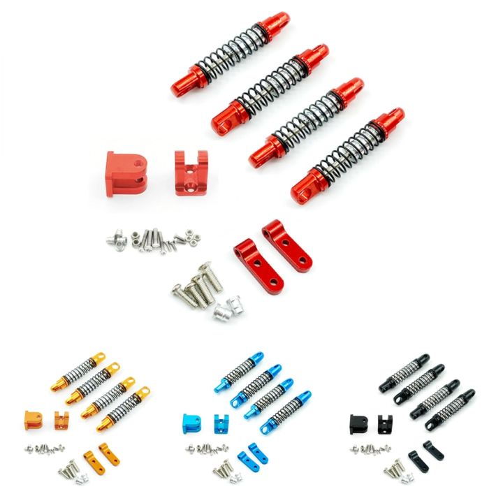 Reading WritingWPL D12 D42 Metal Front Rear Shock Absorber Damper with Mount Fixed Seat RC Car Upgrades Parts AccessoriesWooden Toys