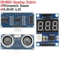 Ultrasonic sensor HC-SR04 HCSR04 to world Ultrasonic Wave Detector Ranging Module HC SR04 HCSR04 Distance Sensor For Arduino. 