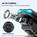 E99 Pro Drone HD Professional 4k drone Dual Camera WIFI Aircraft  Obstacle Avoidance Aerial Photography Drone. 