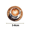 Diy Coffee Stickers 50pcs Coffee Lovers Sticker Set Waterproof Diy Decal Kit for Phone Laptop Skateboard More Coffee Theme Stickers. 