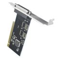 PCI to DB25 Parallel Port Expansion Card PCI Parallel Port Converter Adapter Controller for Desktop PC Printer. 