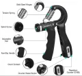 Hand Grip Strengthener Adjustable Resistance 5-60 Kg Forearm Exerciser Grips - 1 pc. 