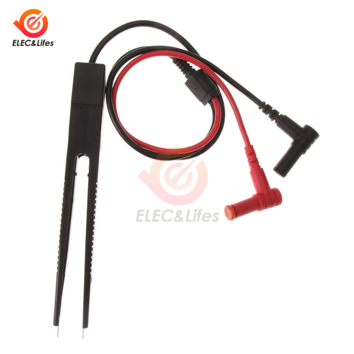 【New design】Digital Multimeter SMD Tester Inductor Test Clip Car Multimeter Probe Lead Tweezers for Inductance Resistor Multimeter