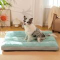 80x66x7cm Big Dog Bed Warm Mat Pet Large Medium Dog Bed Cushion Anti Stress Mattresses Winter Sofa Furniture Pets Accessories. 