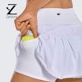 Zentora Culottes Thin Comfort Stretch Tennis Skirts. 