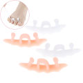 2pcs Gel Toe Separators Stretchers Alignment Overlapping Toes Orthotics Hammer Toes Orthopedic Cushion Feet Care Shoes Insoles. 