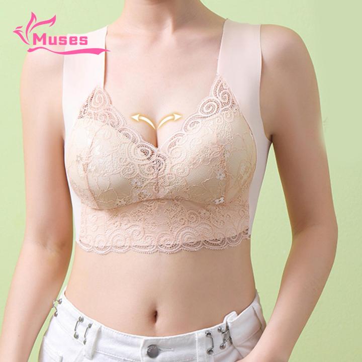 Muses%20Mall%20Supportive%20Wide%20Elastic%20Straps%20Bra%20Comfortable%20Lace%20Plus%20Size%20Seamless%20Push%20Up%20Padded%20Sports%20Bra%20for%20Women%20Anti-snagging%20Breathable%20Underwear%20Wireless%20Bra%20-%20Image%209