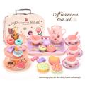 Toy Tea Set For Little Girls.Tea Party Set Toys For Kids Girls Pretend Play Snack Toy.Toddler Afternoon Tea Sets Toys. 