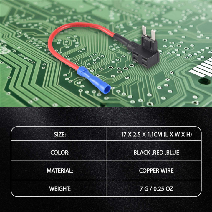 NANLIY%202-Insert%20blade%20fuse%20adapter%20voltage%20tap%20for%20Automotive%20Fuses%20ATT%20Mini%20low%20profile%20-%20Image%205