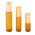 Perfume Bottle Refillable Plastic Containers Amber Roll Glass. 