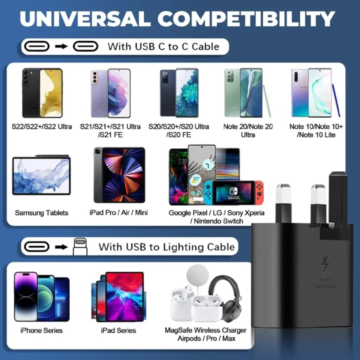 Samsung%2025W%20PD%20Type%20C%20Supper%20Fast%20Charging%20Adapter%20Wall%20Charger%20With%20Data%20Cable%20for%20S22%20/%20S22%20Plus%20/%20S21%20/%20S21%20Plus%20/%20S21%20Ultra%20/%20Z%20Fold%203%20/%20S20%205G/%20Note%2020%20/%20S10%20/%20Tablets%20-%20Image%208