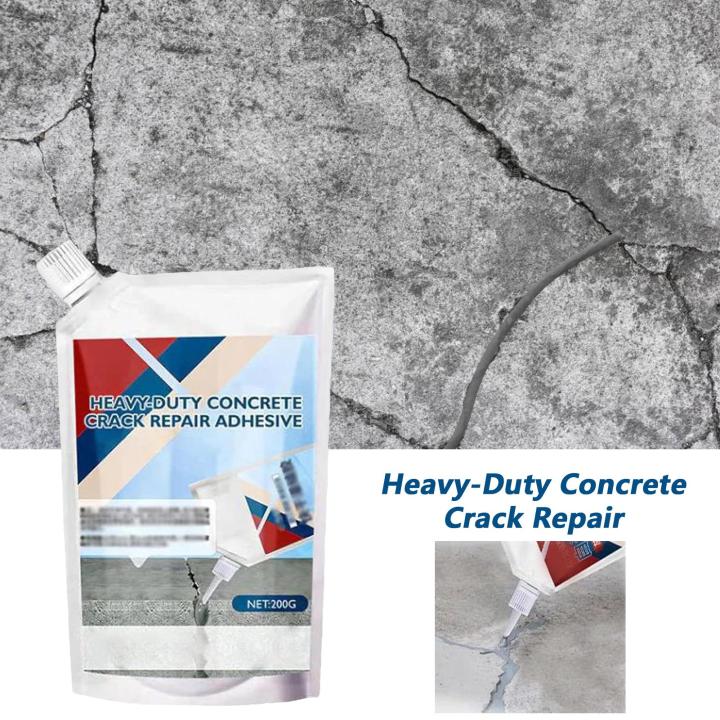 【100%-New】 Concrete Crack Filler Slab Concrete Crack Repair Sealant Self-Leveling Quick-Drying Slab Sealant Heavy Caulking Glue