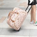 Portable Trolley Dual-Use Bag Women's Large Capacity Short Distance Travel Bag Luggage Bag Waterproof Travel Bag Student Small Handbag. 