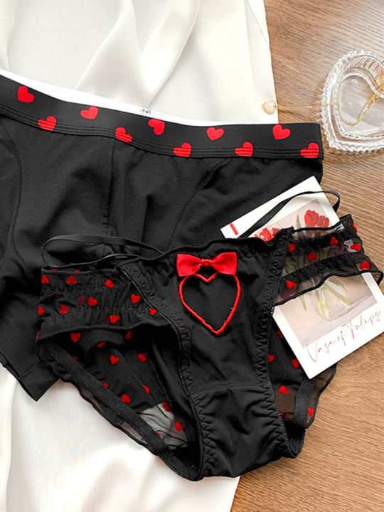 New%20Heart%20Printed%20Couple%20Underwear%20Women%20Men%20Low%20Waist%20Briefs%20Breathable%20Boxer%20Panties%20Boyfriend%20Girlfriend%20Lingerie%20-%20Image%207