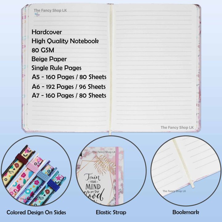Fashion%20Notebook%20Hardcover%20A5%20A6%20A7%20Autograph%20Diary%20Motivational%20Quotes%20Design%20Elastic%20Strap%20-%20Image%203