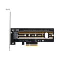 M.2 NVMe SSD to PCIE Adapter M-Key Interface Card for M.2 NVMe SSD to PCIe X16 Hard Drive Disk Adapter Expansion Card. 