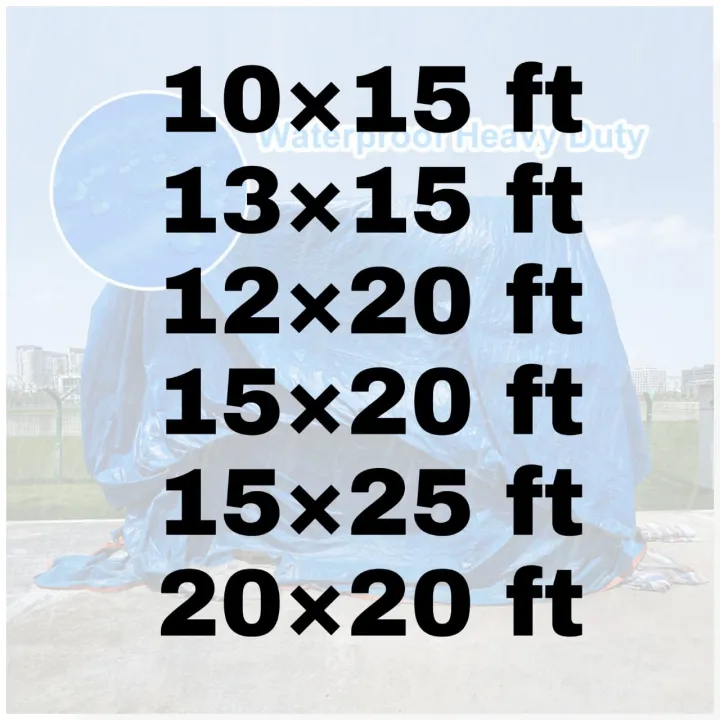 15%C3%9720%20%20Tent%20Tarpaulin,%20Camping%20Tent%20Tarp,%20Outdoor%20Sun%20Protection%20Tarpaulin,%20Waterproof%2015x20%20-%20Image%202