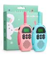 2 Pcs Walkies Talkies for Kids - Rechargeable Kids  Walkie-Talkie 22 Channels with Backlight Flashlight VOX Function by ZinZen. 