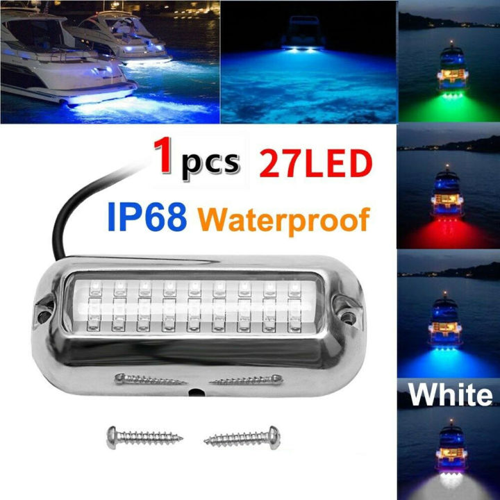27LED%20Boat%20Transom%20Stainless%20Steel%20Speedboat%20Lights%2010-30V%20Marine%20Navigation%20IP68%20Waterproof%20Yacht%20Boat%20Accessories%20-%20Image%202