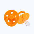 chibobaby Newborn Pacifier Baby Teether Happy Bite Silicone Children's Nipple Head Cartoon. 