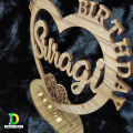 Customized Wooden Gift With Your Name & Wishes For Happy Birthday gift anniversary Gift wedding gift lover gift valentine gift. 