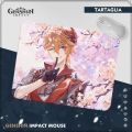 【FOOT SOFA】Hobby Genshin Impact Anime Mousepad Non-slip Cartoon Wanderer Keqing Nahida Waterproof Mouse Pad Anti-slip Office Home. 