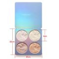 4 Colors Waterproof Face Baked Highlighter Palette Bronzers Powder Shiny Brighten Skin Tone Makeup Luminous Contour Long Lasting. 