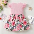 1-5 Years Little Girl Princess Dress Clothing Baby Girl Sleeveless Floral Fashion Dress Children Girl Daily Holiday Clothes. 