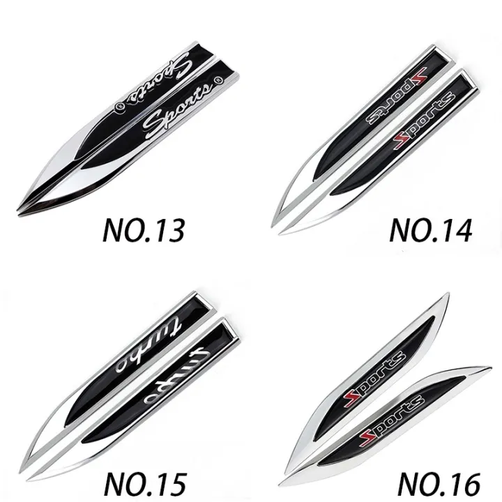 2pcs%20Sport%20VIP%20Turbo%20Metal%20Car%20Side%20Body%20Sticker%20Auto%20Rear%20Emblem%20Badge%20Decal%20-%20Image%205