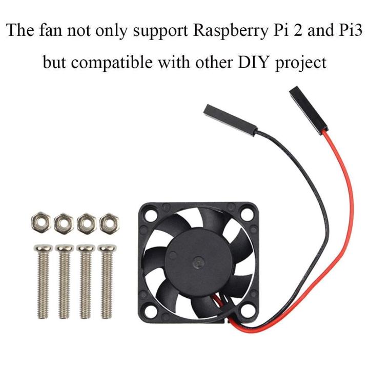Mini Cooling Fan For Raspberry Pi Brushless 3.3v 5v Dc Quiet Fan ...