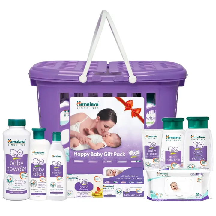 Himalaya Baby Gift Basket ( Pack of 9 ) SAB