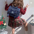 [ Fireworks ]jk Japanese Genuine Finished Cloth Plaid Hawthorn Tree Pleated Skirt Student Sweet Skirt Plaid. 