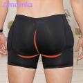 But Lift Shape Underwear Men's Breathable Butt Lifter Boxers High Elastic Thick Padding Solid Color Underwear for A Lifted Shapely Rear Anti-septic Comfortable Butt Lifting Underwear. 