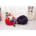 Large Inflatable Sofa Chair Bean Bag Flocking PVC Garden Lounge Beanbag Outdoor Furniture Camping Backpacking Bags(A). 