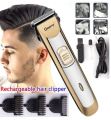 Geemy Gm- 6028 Rechargeable Hair And Beard Trimmer - Gold. 