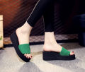 【BestGO】Women Shoes Solid Color Slippers. 