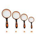 10X Magnifier Glass Lens Handheld Rubber Portable Handle High Magnifying Glass for Reading Newspaper Jewelry Eye Loupe Glass. 