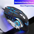 X1 /  X7 Wired Gaming Mouse for Professional PC gamer with 6 Programmable Buttons and Colorful LED Lights, Ergonomic Design to Lower Hand Fatigue and Optical Sensor. 